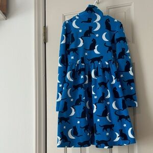 Mini Boden Royal Blue Moon & Cat Dress